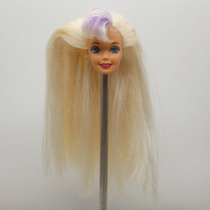 Barbie Cool Shoppin Doll Head Blonde Hair Bangs SuperStar 1998 Mattel 17487