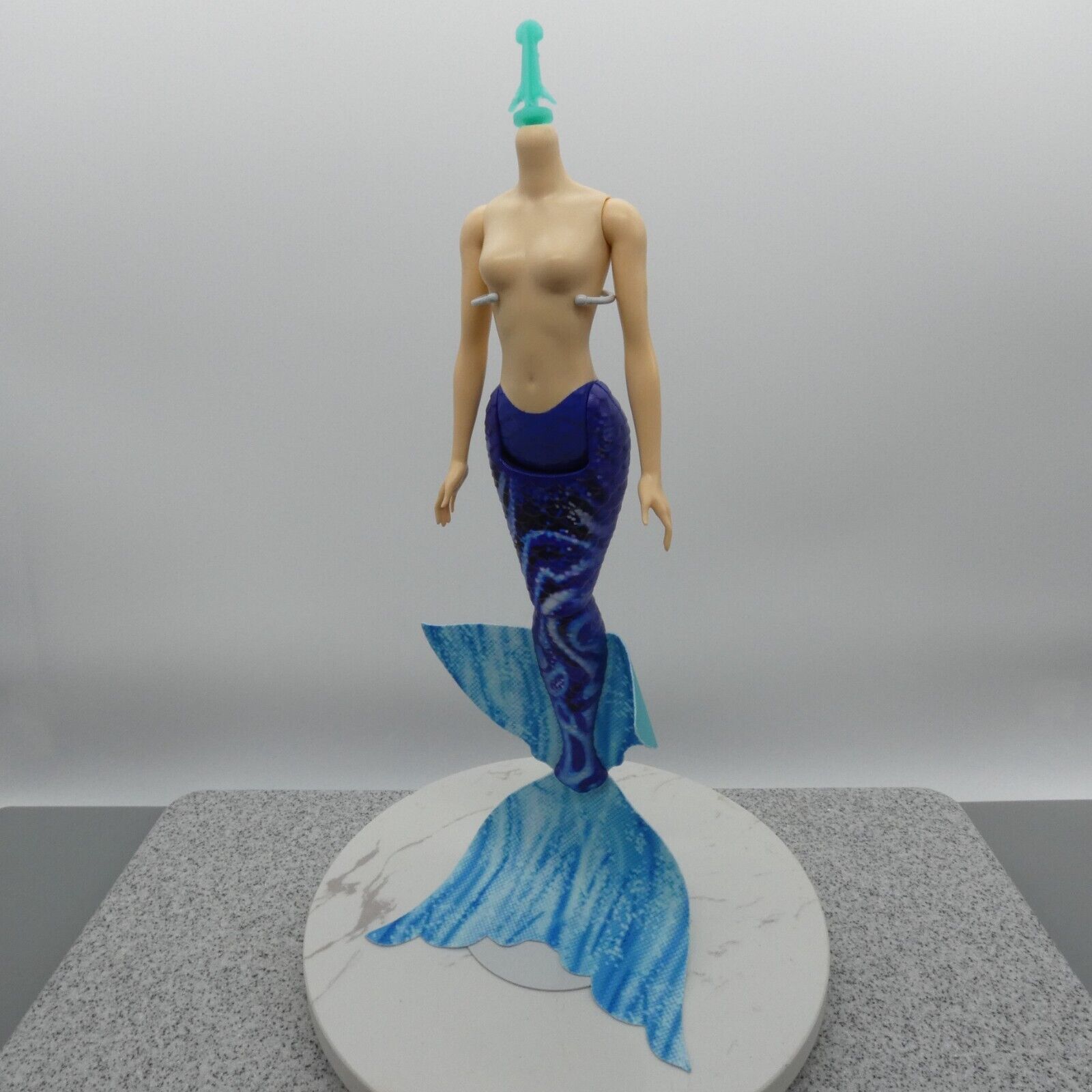 Disney Little Mermaid Live Action Karina Doll Body Light Skin Blue Tail HLX18