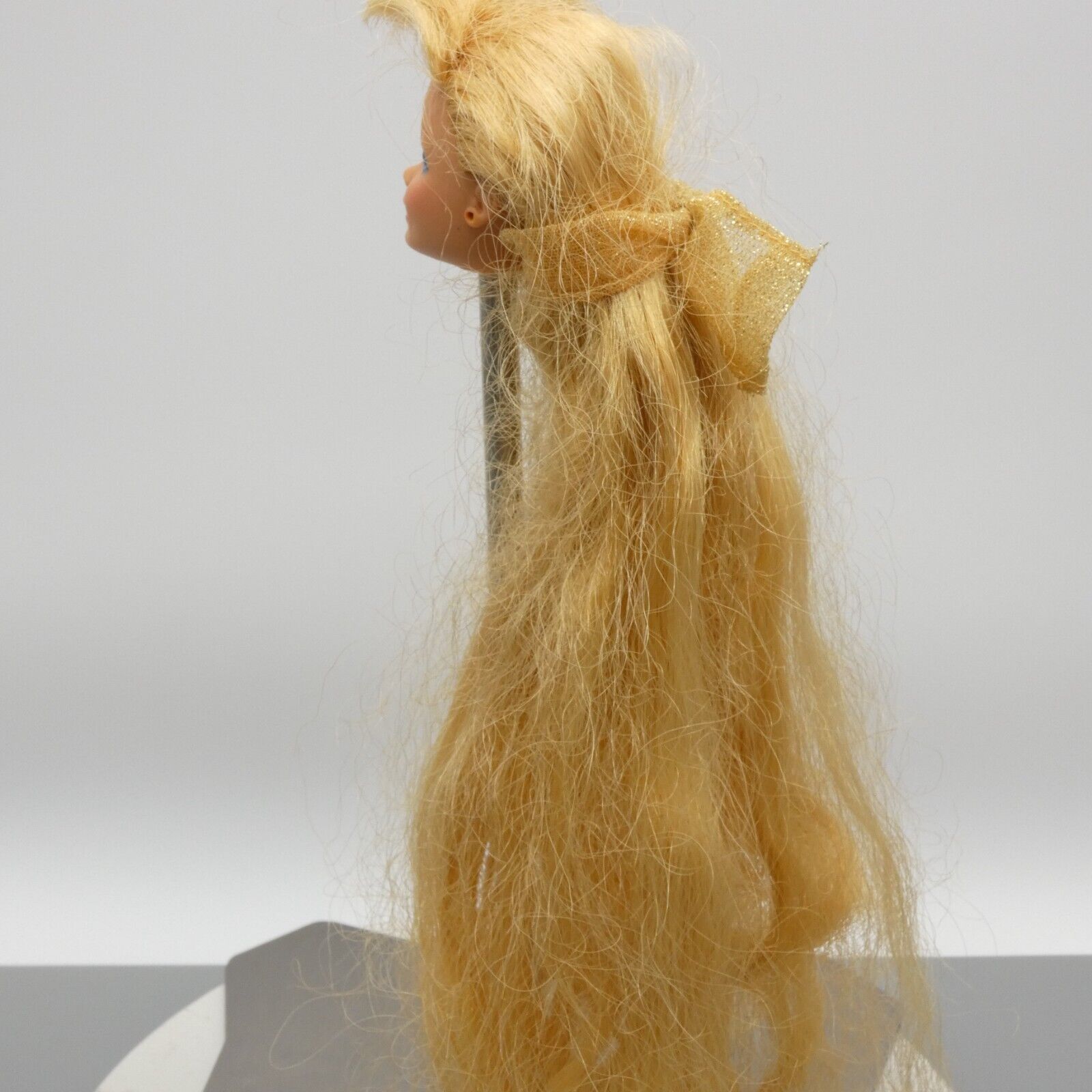 Barbie Hollywood Hair Doll Superstar Head Long Blonde Hair Bangs 1992 2308