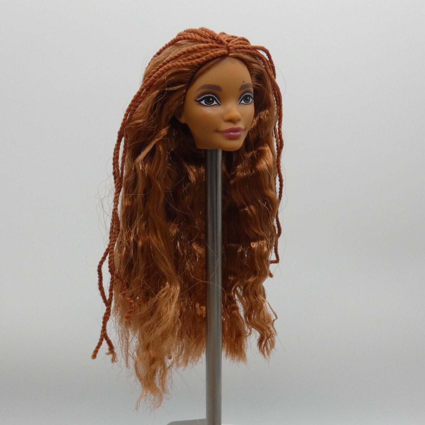 Disney Little Mermaid Live Action Ariel Doll Head Red Hair Medium Light Skin