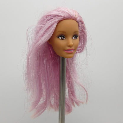 Barbie You Can Be A Pop Star Doll Head Neysa Face Purple Hair 2019 Mattel FXN98