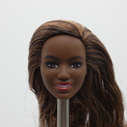 Barbie AA Albus Face Doll Head Only Medium Dark Skin Doctor 2021 Mattel GYT29