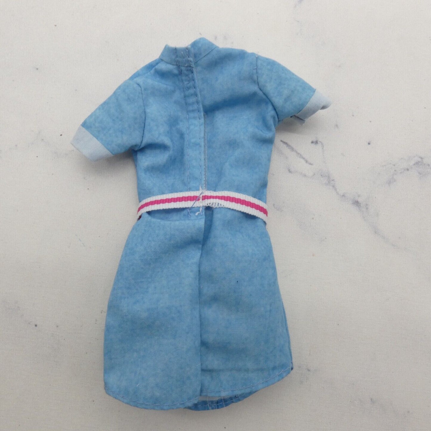 Barbie Dreamhouse Adventure Doll Dress Blue Short Sleeve With Belt 2019 GHR58