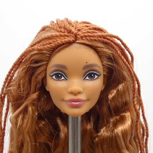 Disney Little Mermaid Live Action Ariel Doll Head Red Hair Medium Light Skin