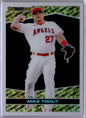 2021 Topps Chrome Update Black Gold Mike Trout Los Angeles Angels #BGC-3