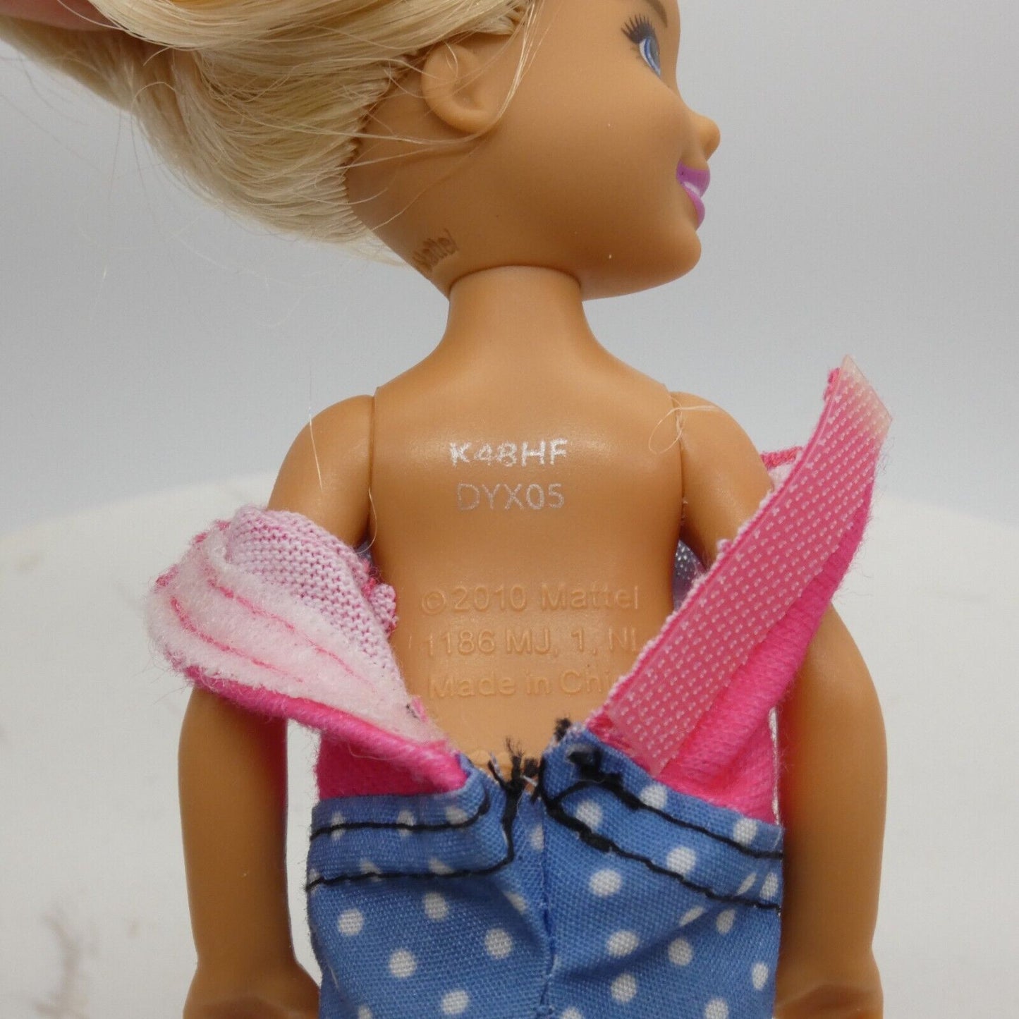 Barbie Camping Fun Chelsea Doll Blonde Medium Light Skin Tone Overalls DYX05