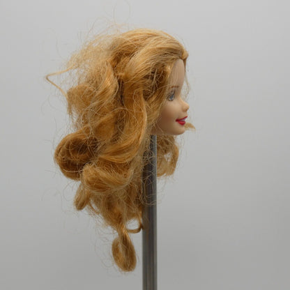 Barbie Wizard of Oz Glinda Doll Head Curly Red Hair Light Skin 1999 Mattel 25813