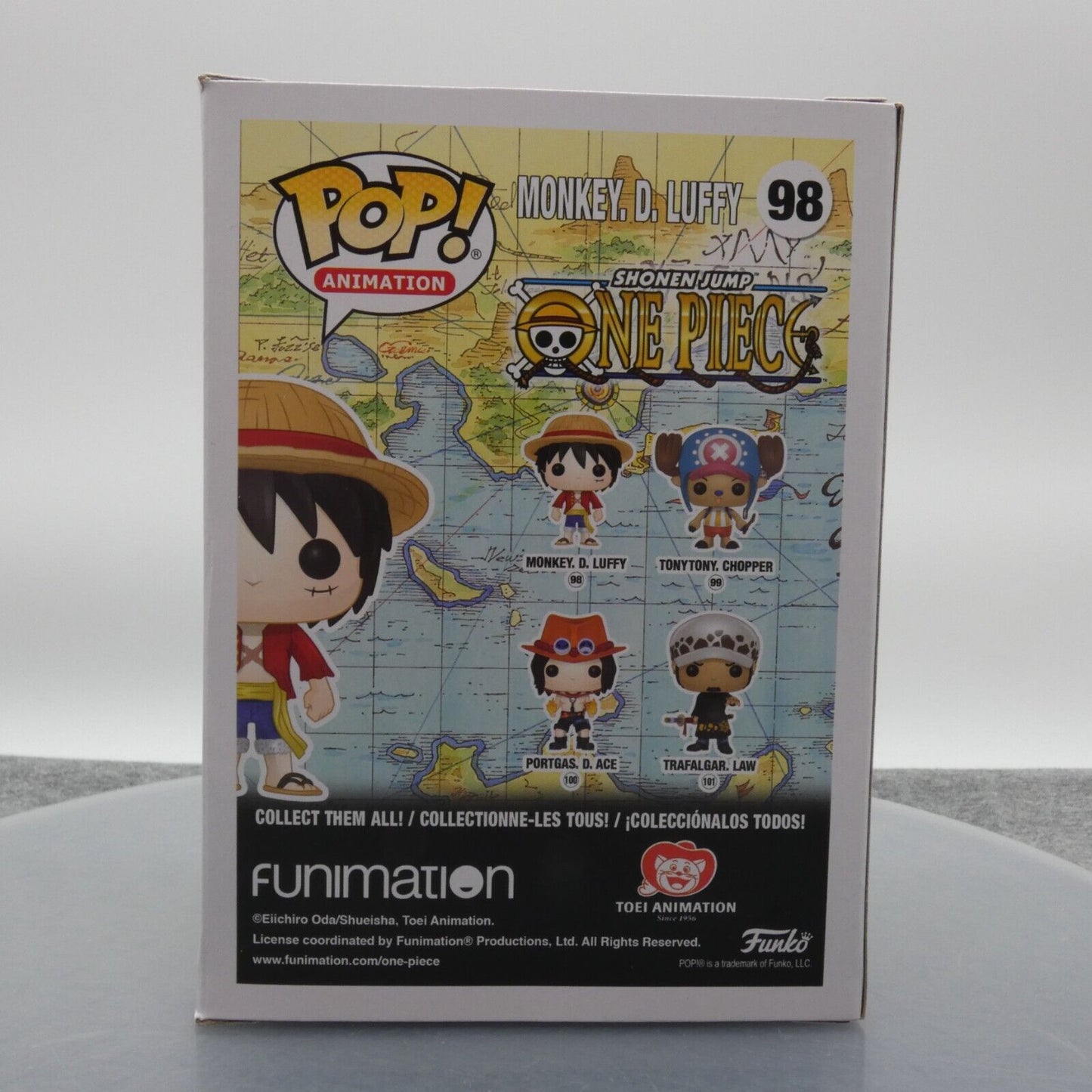 Funko Pop One Piece Monkey D Luffy 98 Vinyl Figure Shonen Jump 2021 Animation