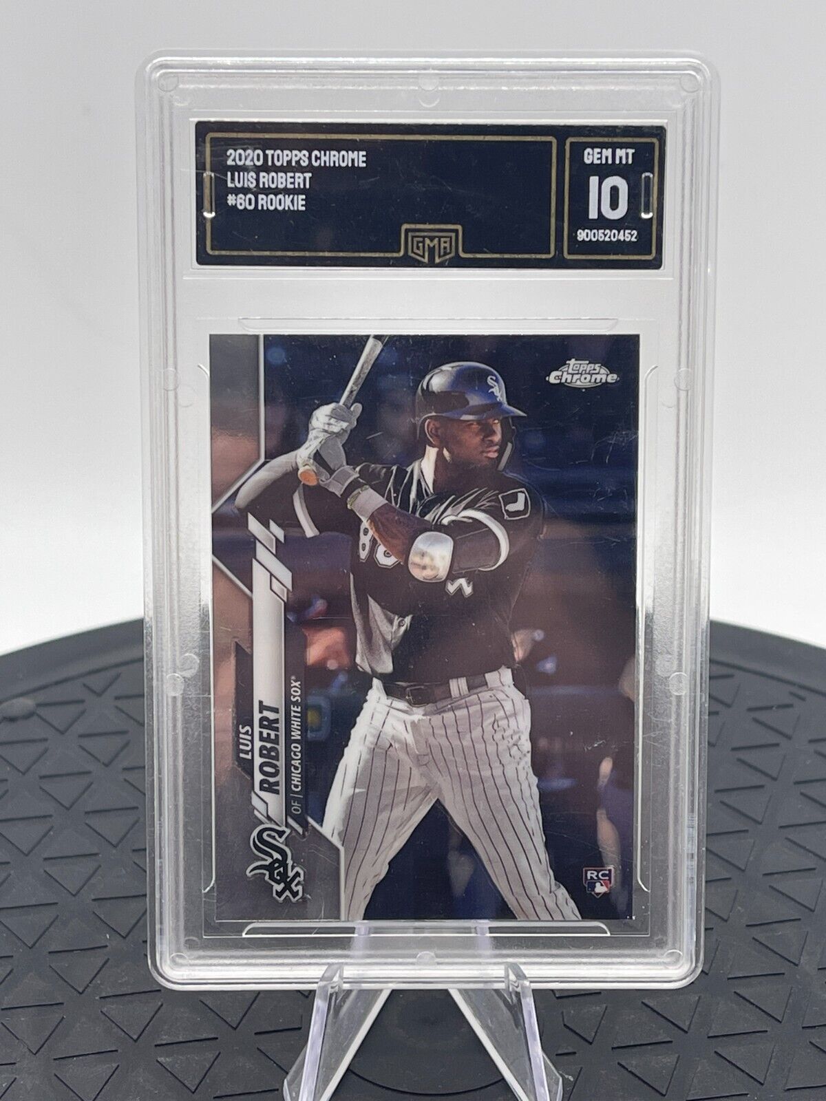 Luis Robert 2020 Topps Chrome #60 Graded 10 GEM MINT GMA Rookie Chicago WhiteSox