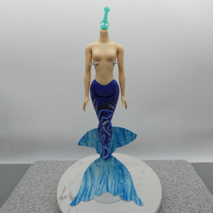 Disney Little Mermaid Live Action Karina Doll Body Light Skin Blue Tail HND29