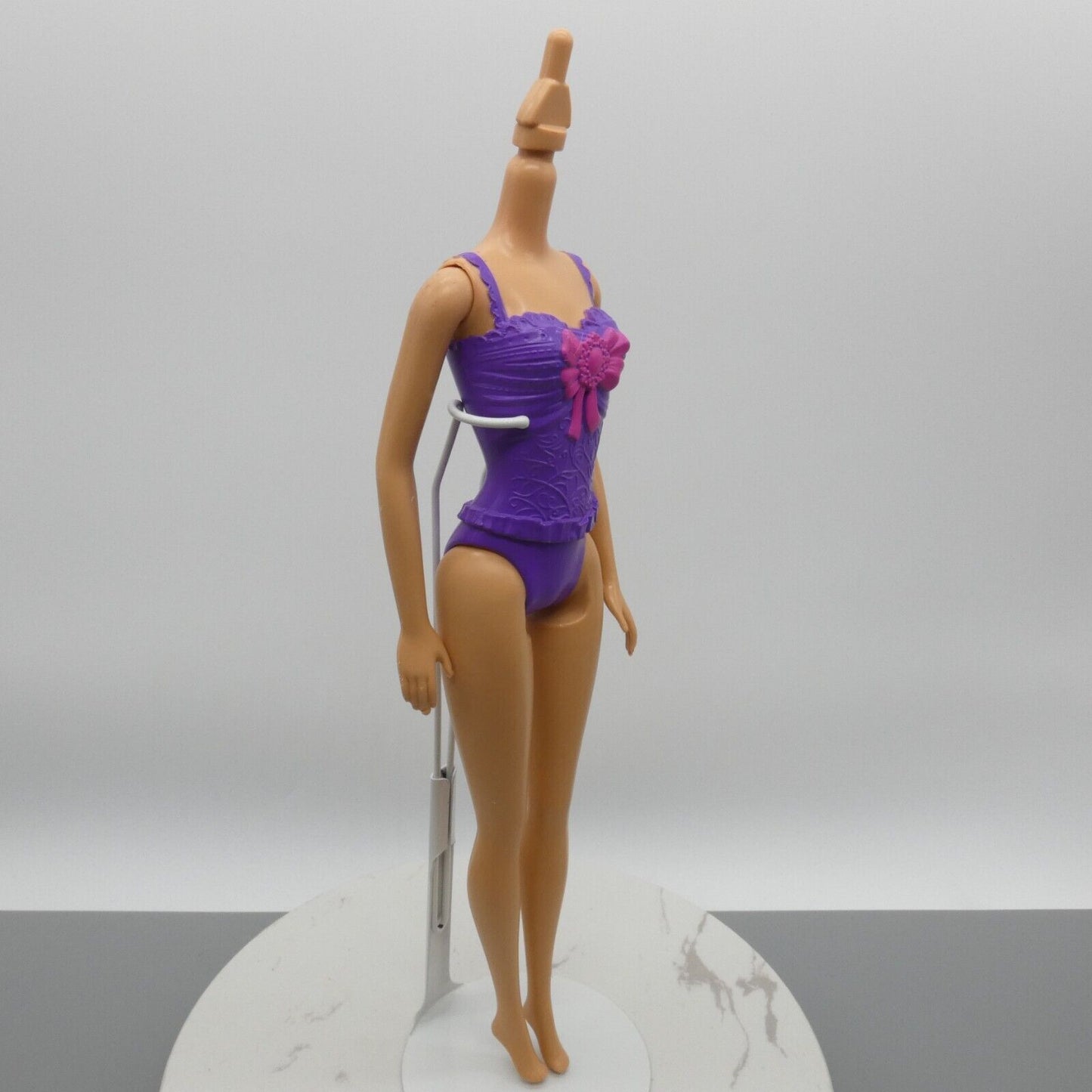 Barbie Dreamtopia Princess Doll Body Only Purple Molded Bodysuit 2019 GHP45