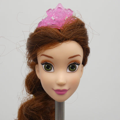 Disney Princess Royal Shimmer Belle Doll Beauty And The Beast With Tiara Hasbro