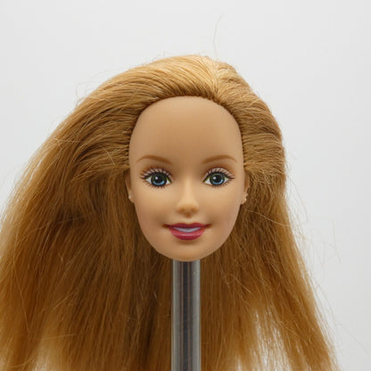 Barbie Xhilaration Doll Head Generation Girl Face Red Hair Blue Eyes 1999 23961