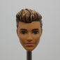 Barbie Beach Ken Doll Head Molded Black Bronze Blonde Hair OOAK 2022 HDK53