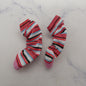 Barbie Doll Leg Warmers Multicolor Striped Socks Tights Pink Cuffs Mattel