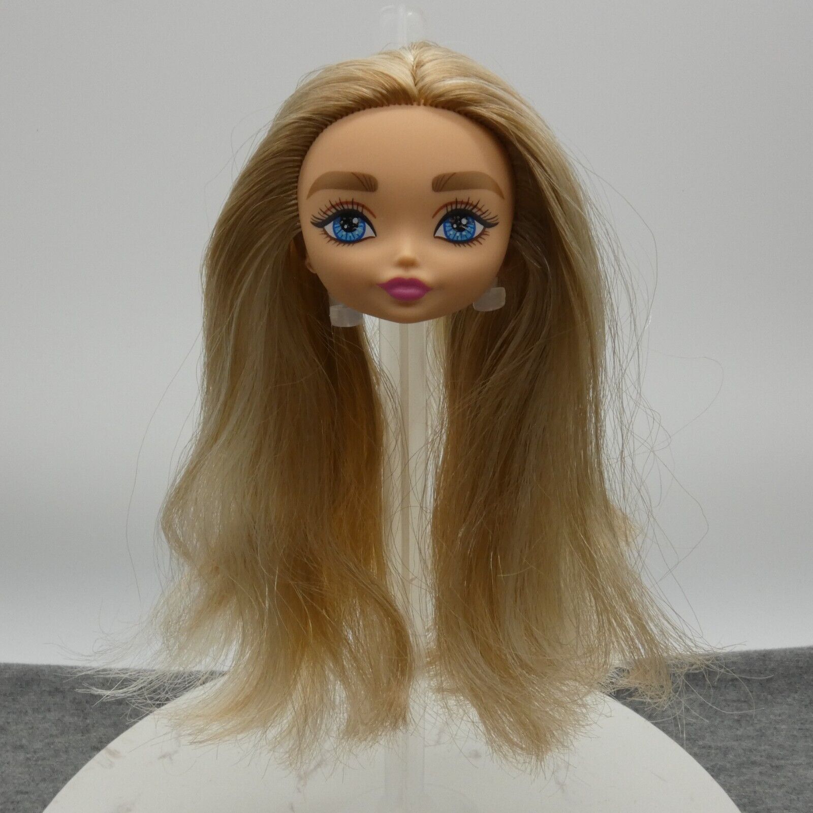 Barbie Extra Minis 4 Doll Head Only Long Blonde Hair 2022 Mattel HGP66 5.5 Inch