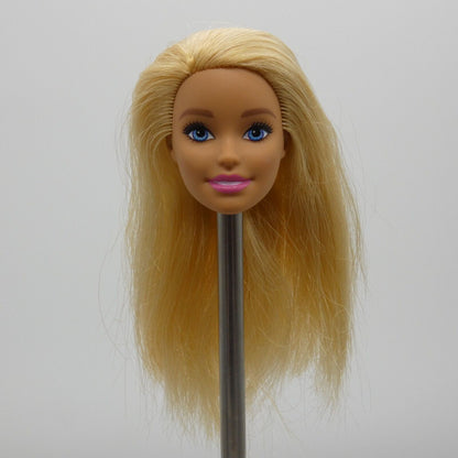 Barbie Beach Doll Head Only Millie Face Blonde Medium Light Skin 2016 DWK00