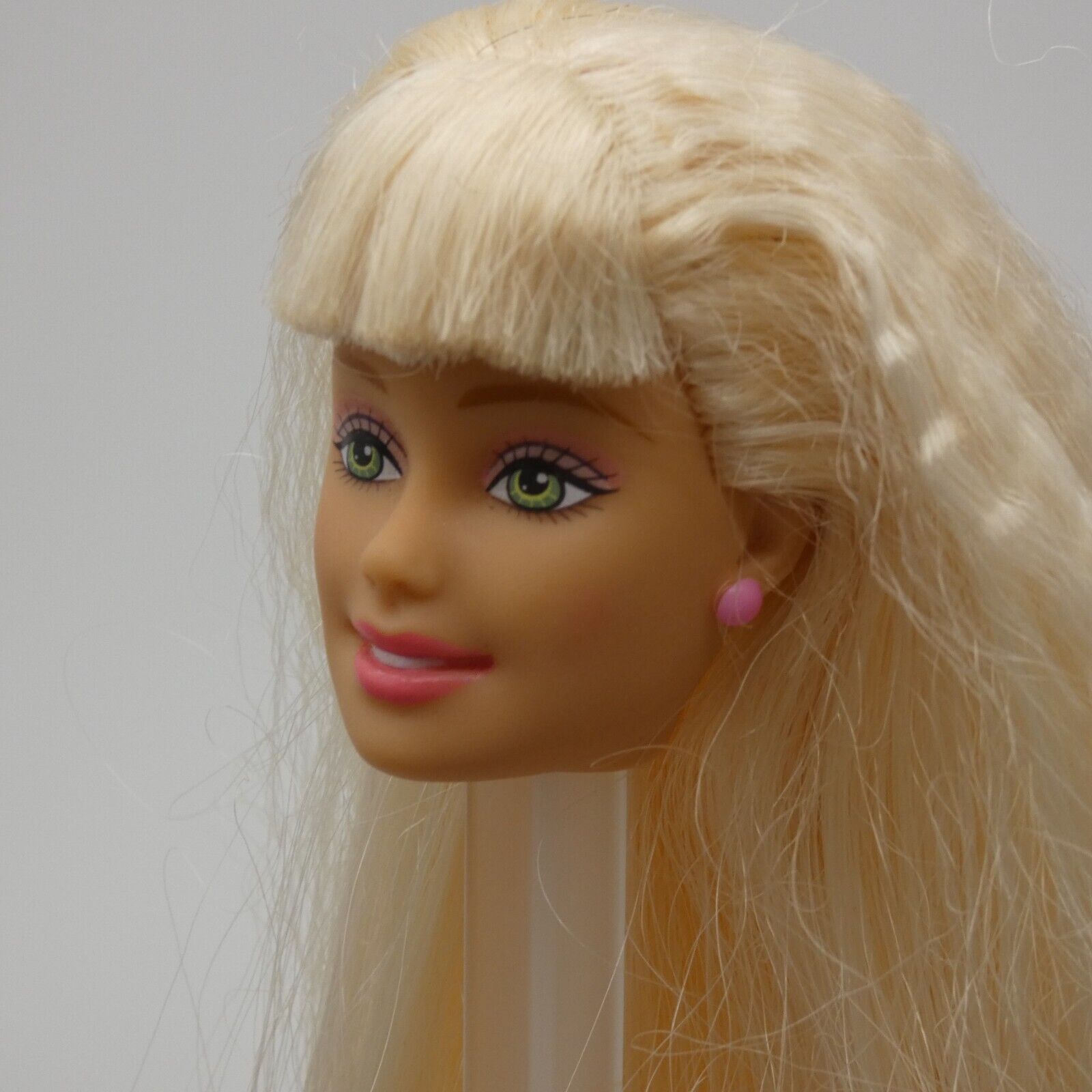 Barbie Stroll N Play Doll Head Generation Girl Face Blonde Hair Green Eyes 2002