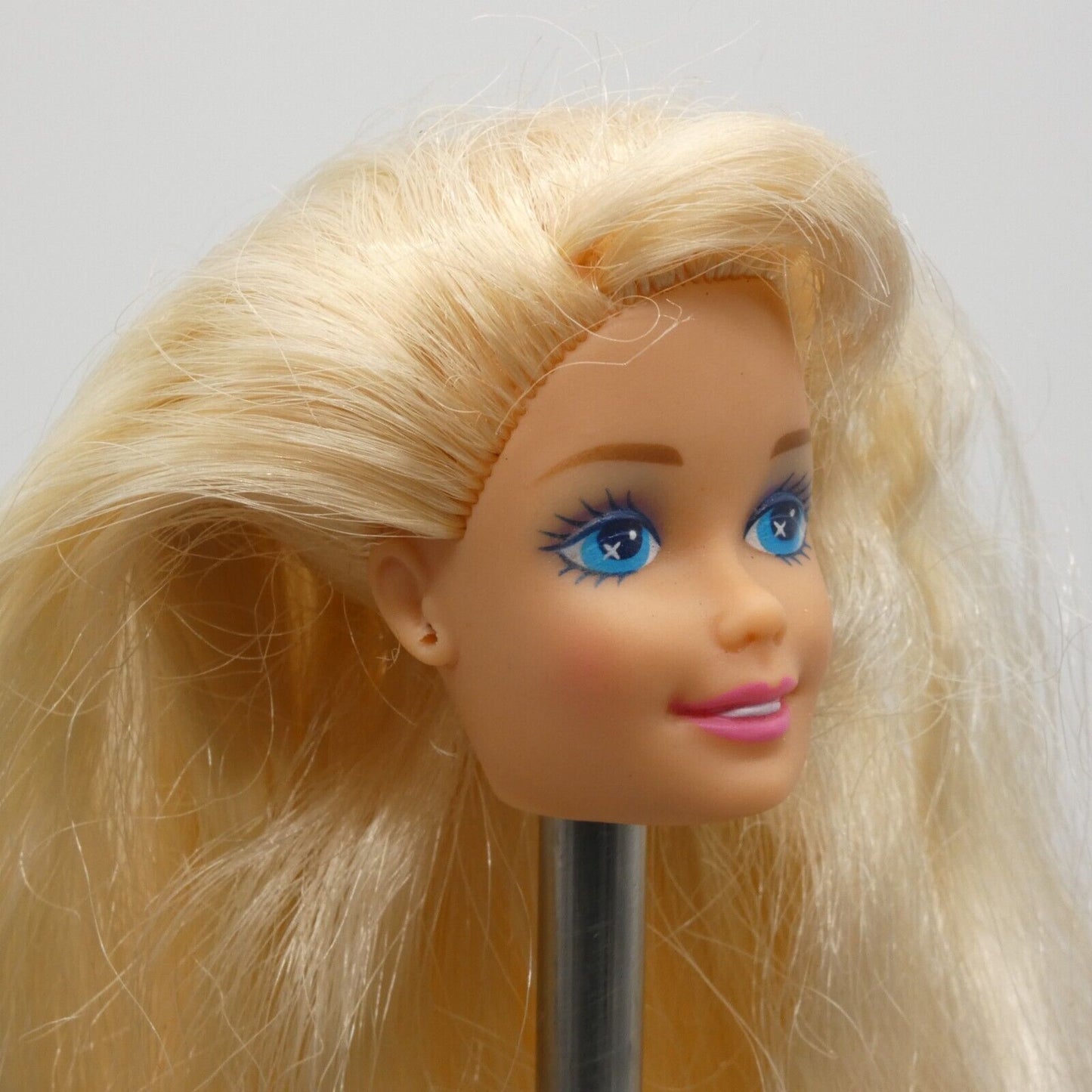 Barbie Angel Princess Doll Head Only Blonde Bangs SuperStar 1997 Mattel 15911