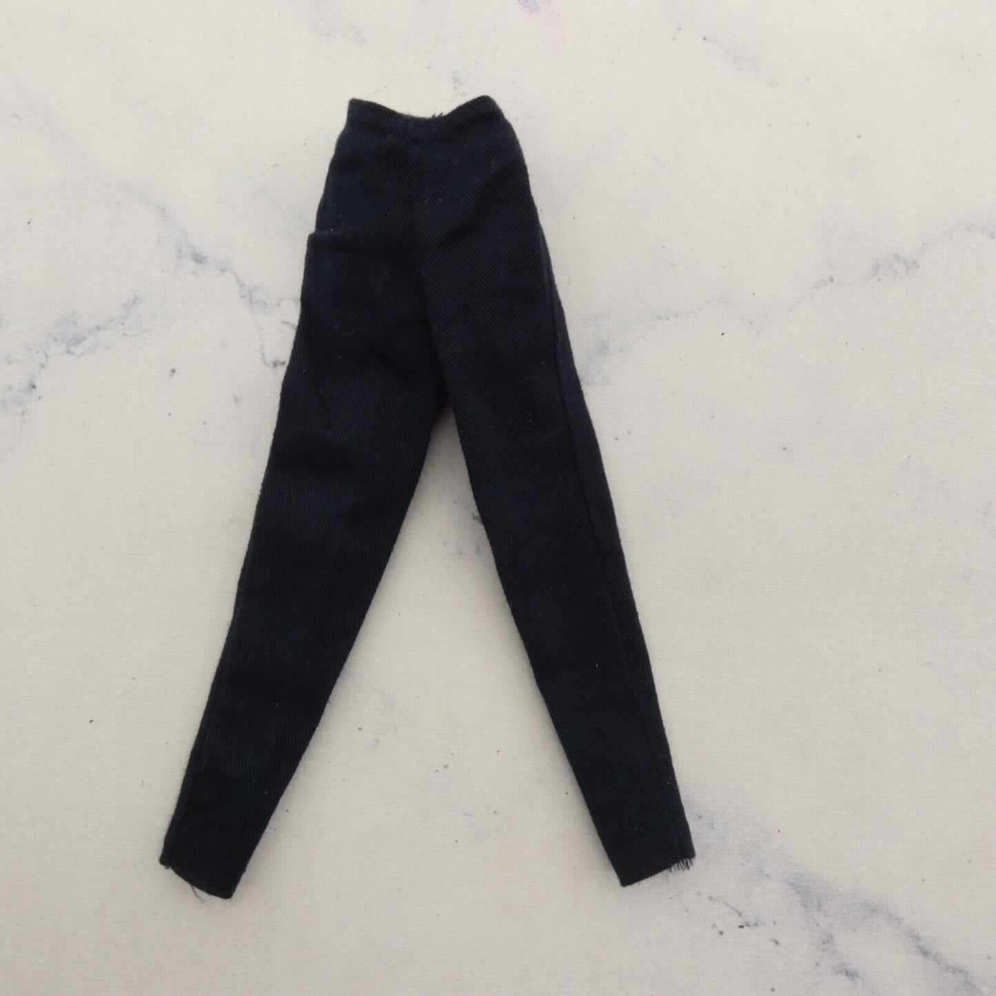 Barbie Doll Size Pants Dark Navy Blue Slacks Straight Leg Fits Fashionistas