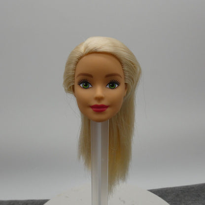 Barbie Millie Doll Head Only Blonde Green Eyes Closed Mouth Rockstar 2019 GDJ34