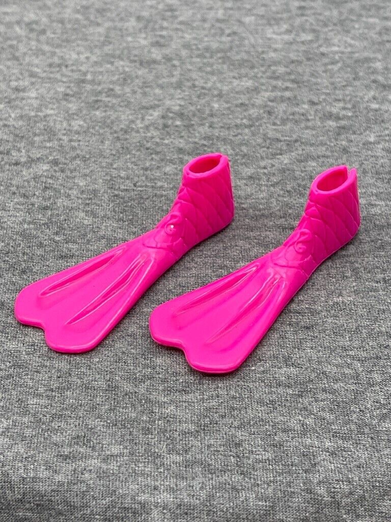 Barbie Beach Water Doll Shoes Flippers Pink Quilted Fashionistas Fashion Fever