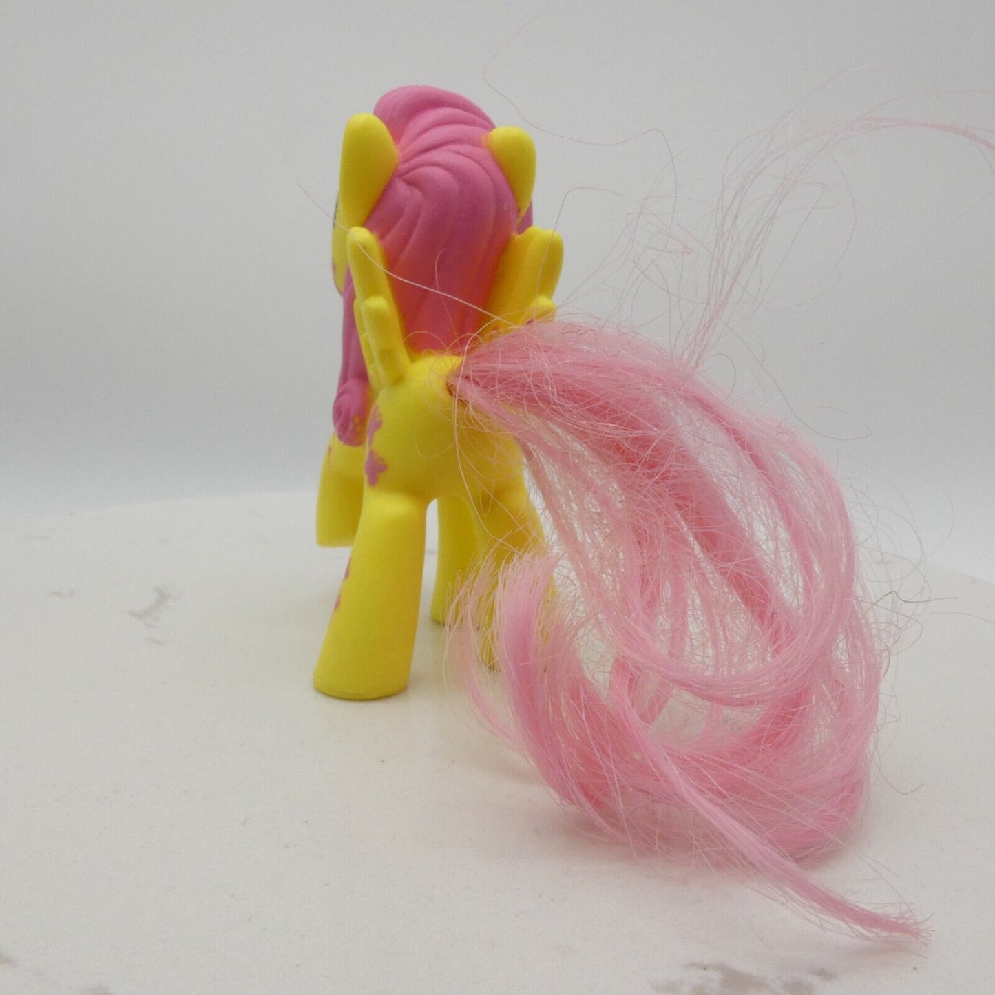 My Little Pony Fluttershy G4 McDonald's Toy Molded Mane Yellow 2016 Hasbro