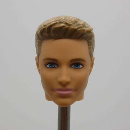 Barbie Fashionistas Glam Ken Ryan Doll Head Molded Blonde Hair 2013 Mattel BFW10