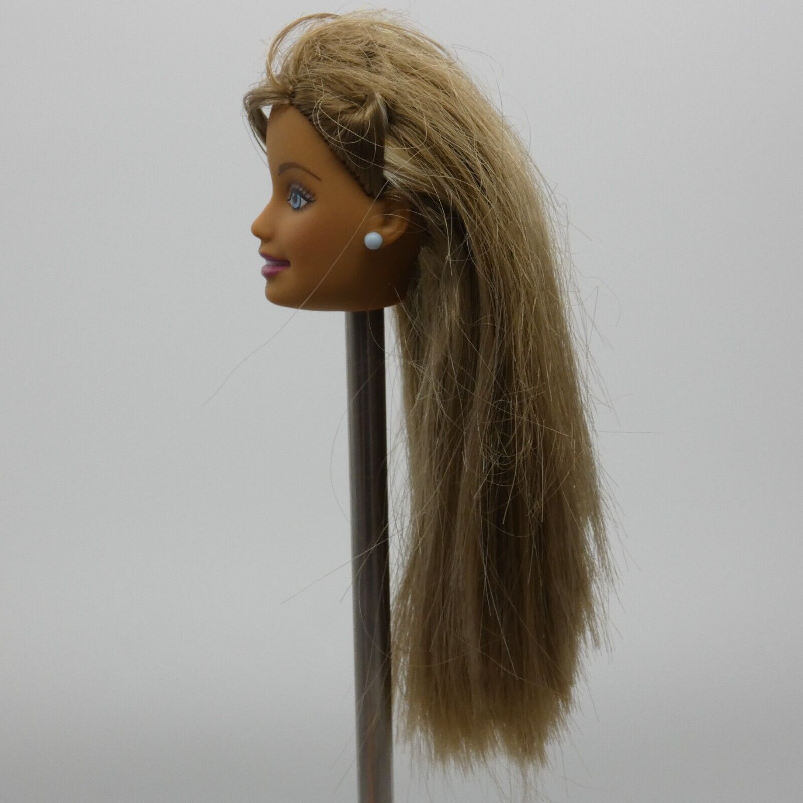 Barbie Cali Girl Doll Head Blonde Highlighted Hair Generation Girl Face Tan Skin