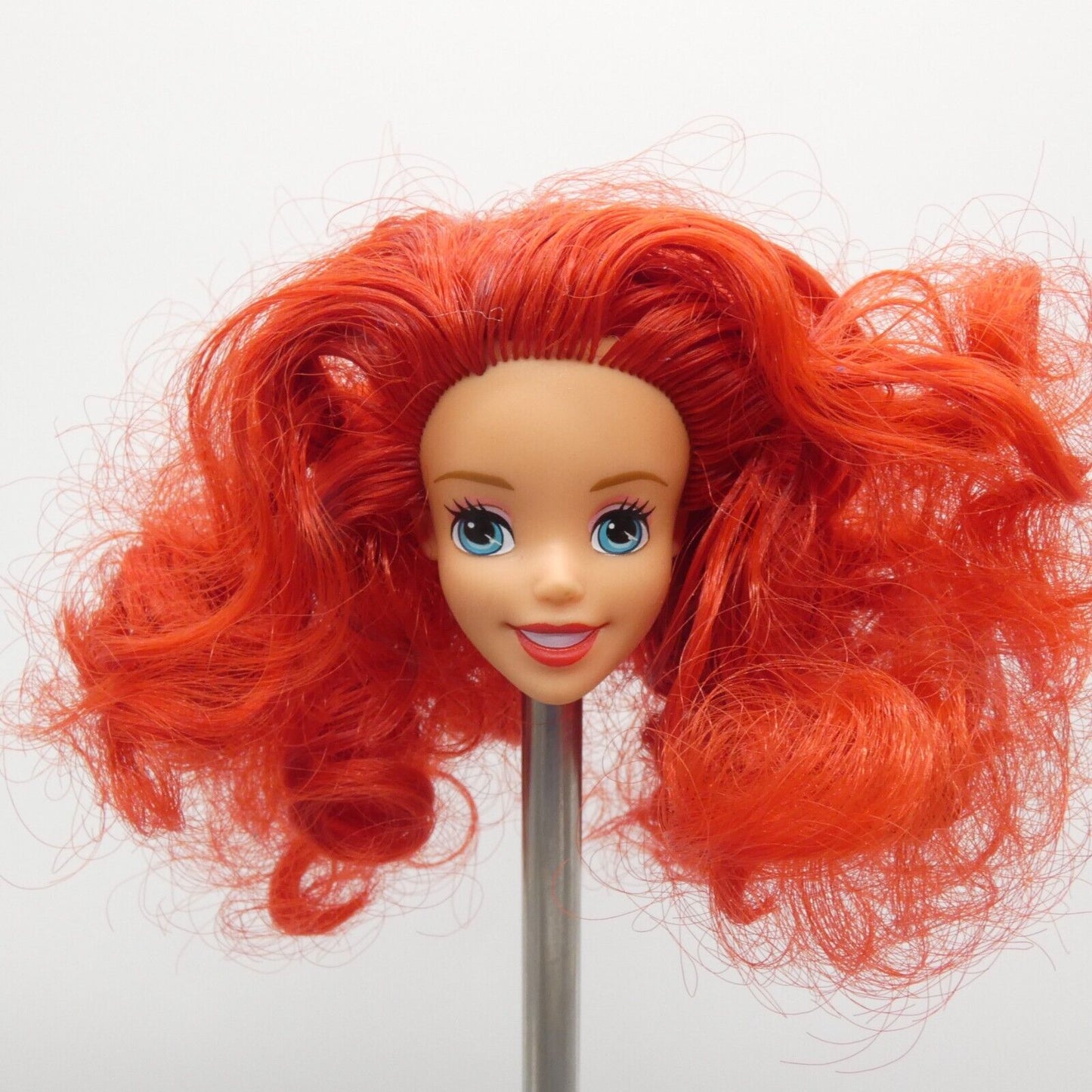 Disney Princess Ariel Doll Head The Little Mermaid Red Hair 2013 Mattel BBM22