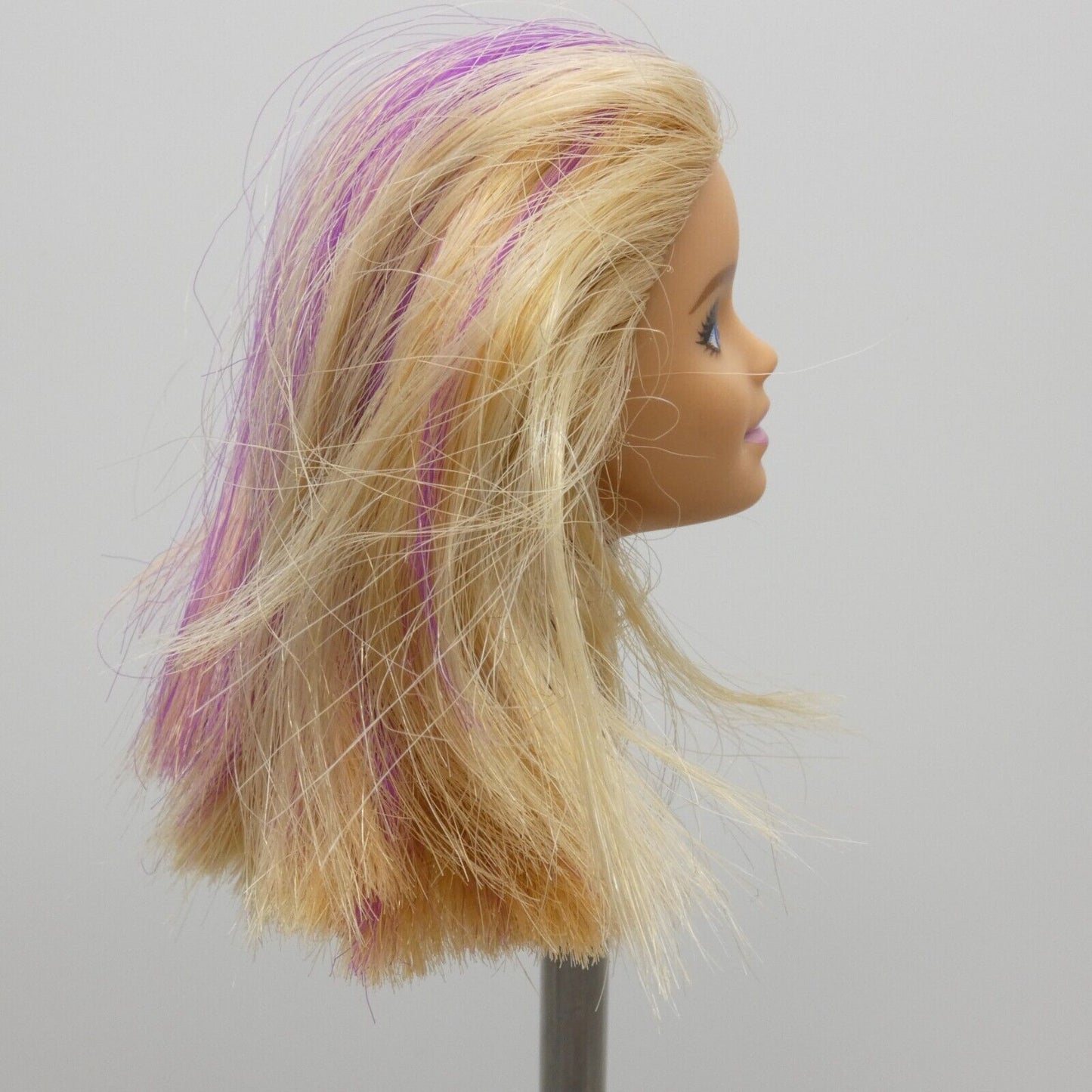 Barbie Dreamtopia Princess Doll Head Millie Face Blonde Purple Hair 2020 GJK13