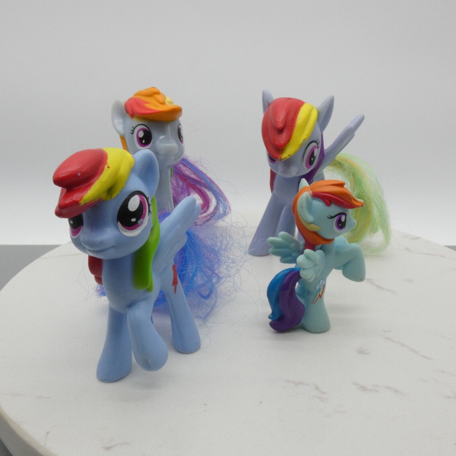 My Little Pony Rainbow Dash Lot of 4 Various Models Friendship is Magic Hasbro