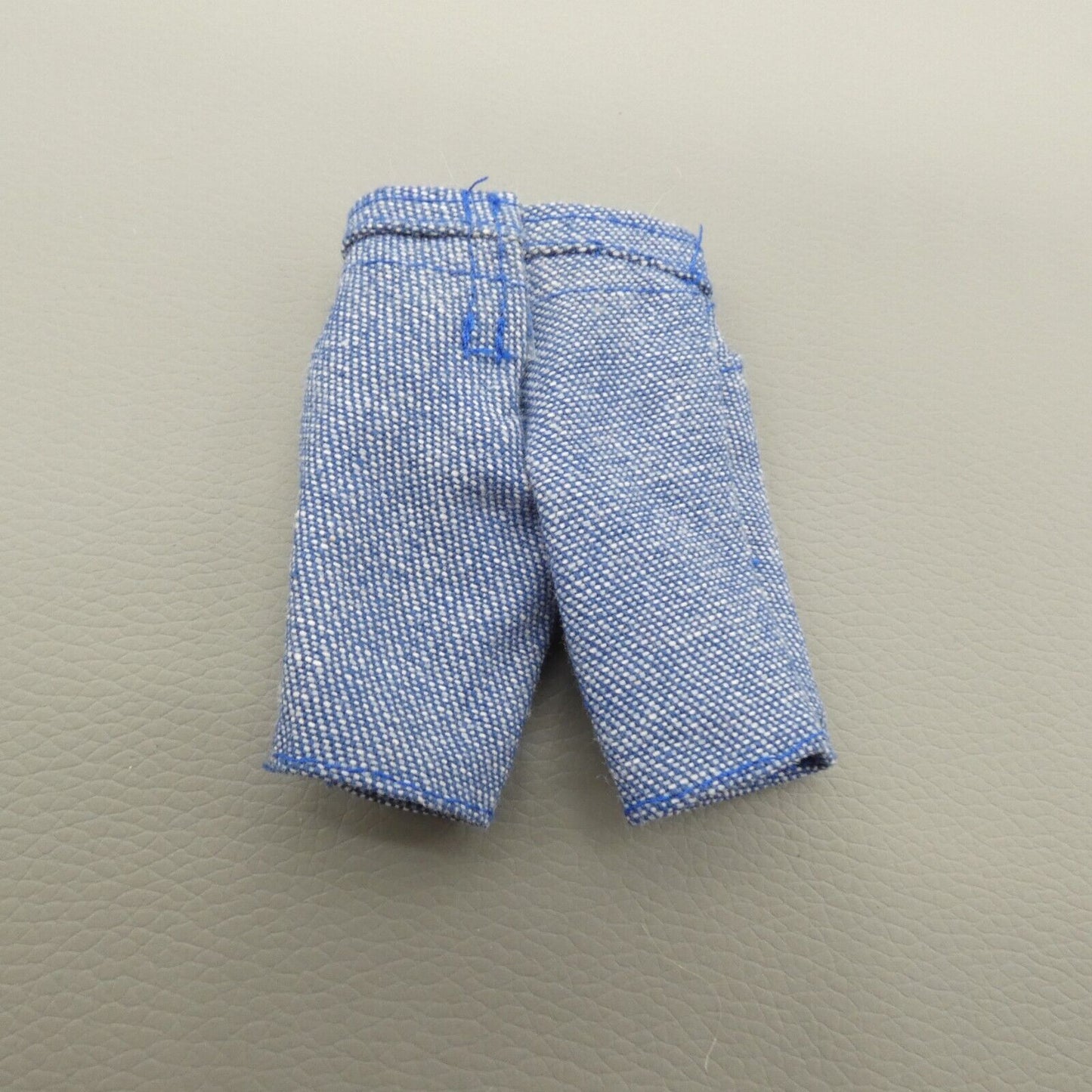 Skipper Doll Size Shorts Blue Jean Denim Like Above The Knee Tapered