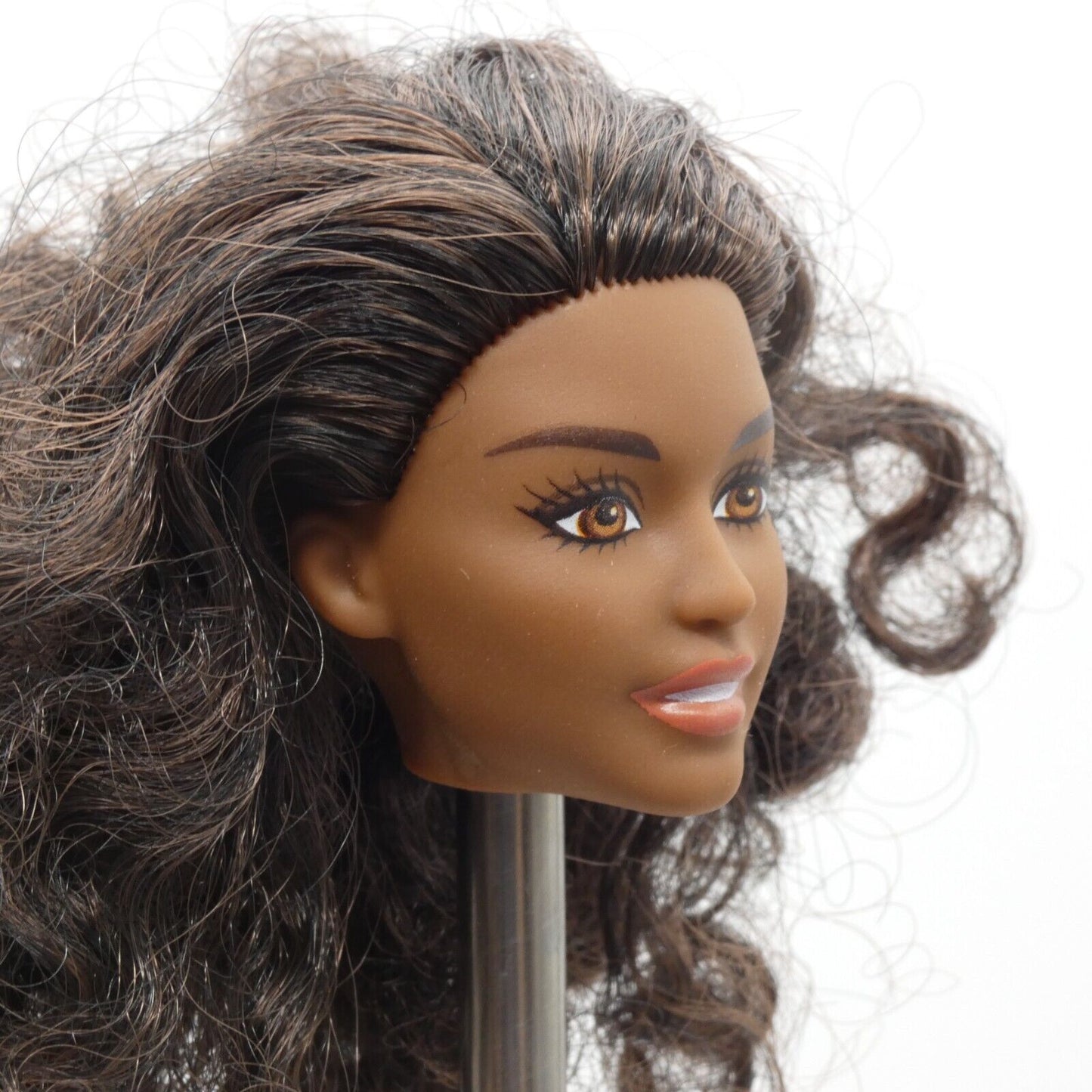 Barbie African American Doll Head Daya Face Curly Brown Hair 2020 Mattel GVJ98