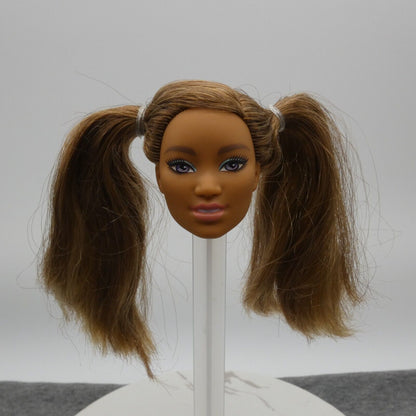 Barbie Loves The Ocean Doll Head Crystal Face Brown Hair 2021 Medium Skin Tone