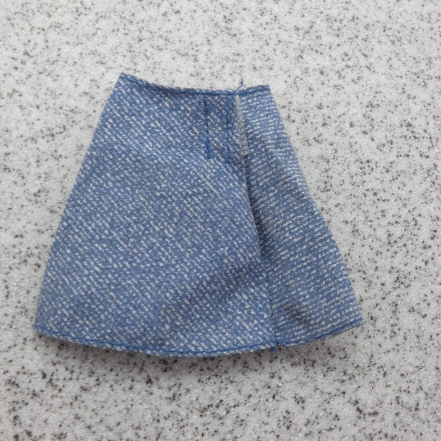 Barbie Doll Size Skirt Blue Denim Like A-line Fits Fashionistas