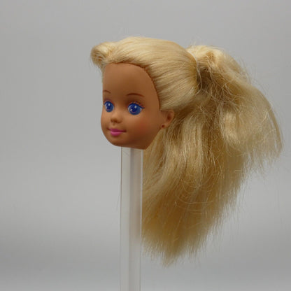 Barbie Skipper Cool Crimp Doll Head Only Blonde Hair 1994 Mattel 11179