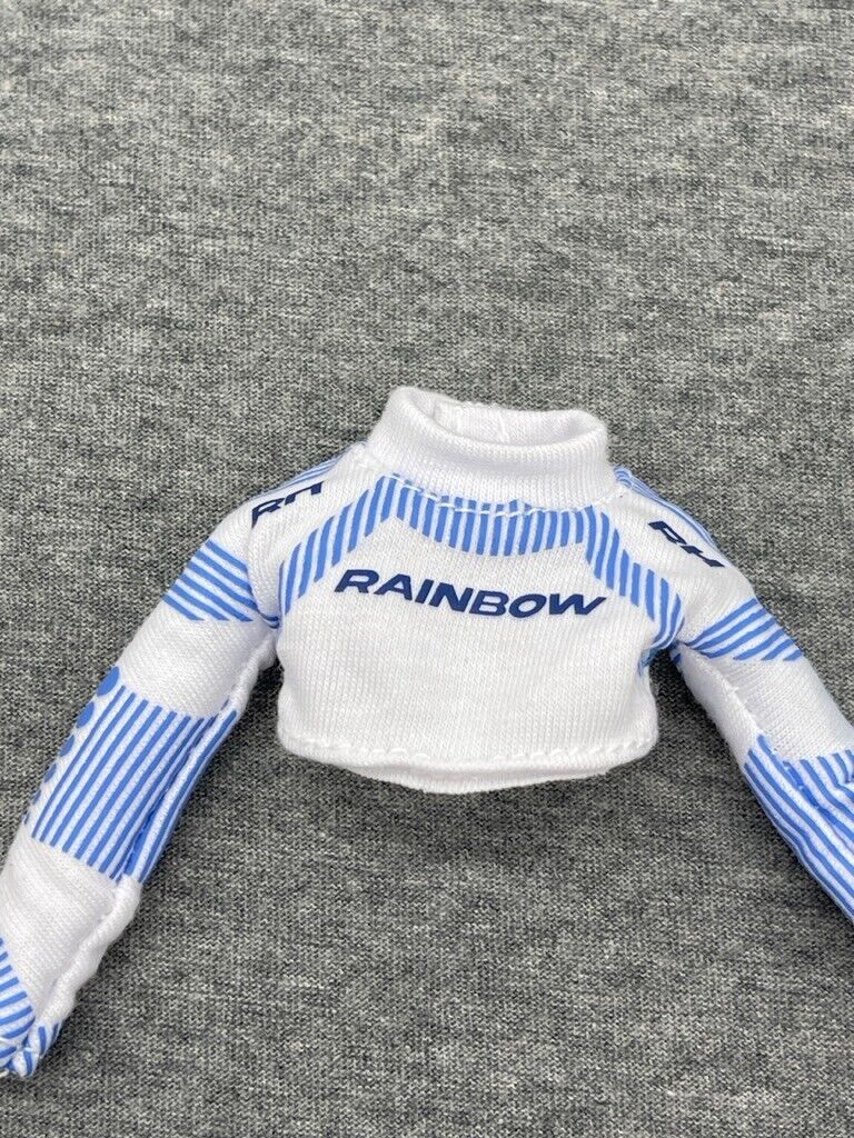 Rainbow High Coco Vanderbalt Doll Top White Blue Long Sleeve Shirt 2021 Series 4