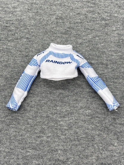 Rainbow High Coco Vanderbalt Doll Top White Blue Long Sleeve Shirt 2021 Series 4