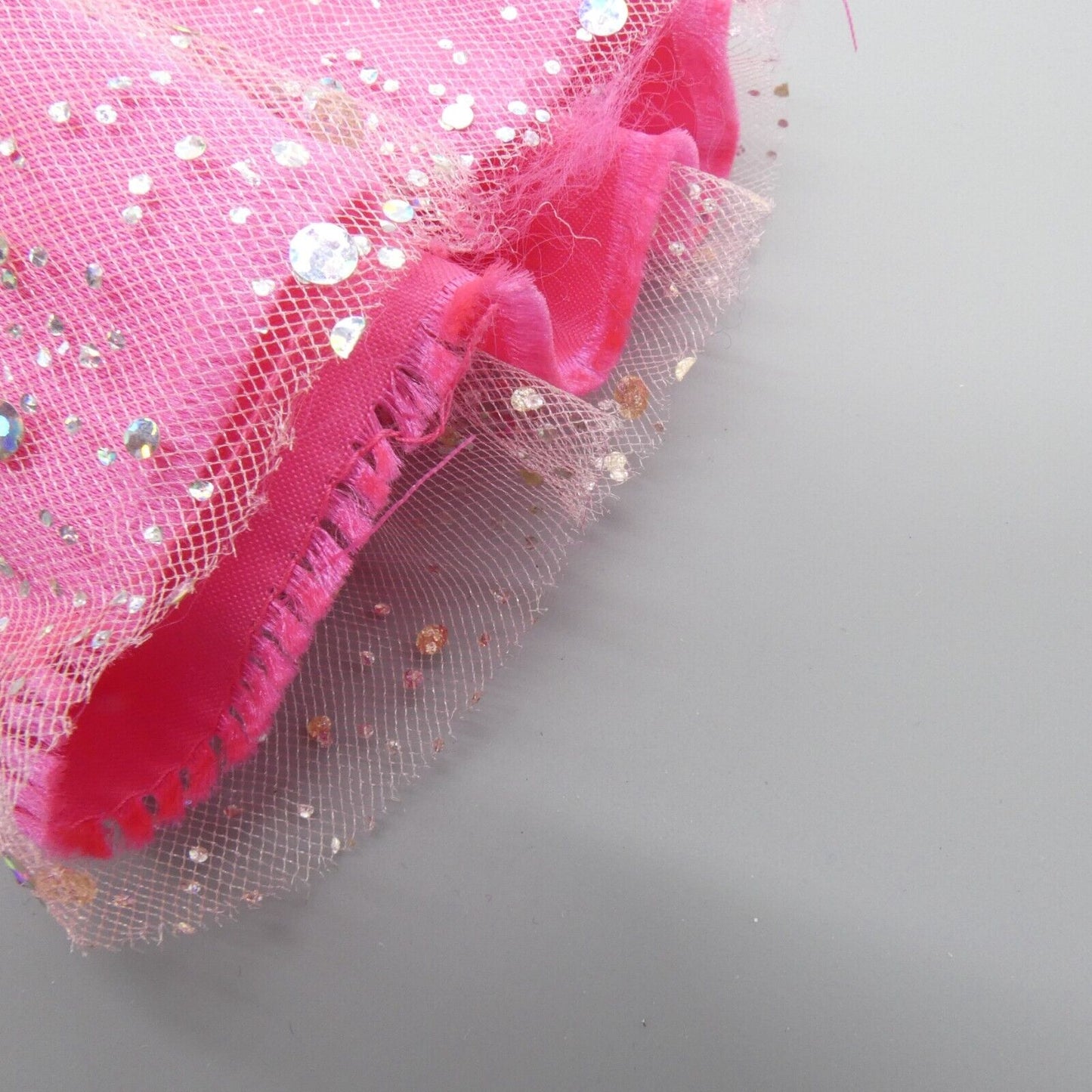 Barbie Blingdom Doll Skirt Pink Glittery Sparkles Princess Tulle Overskirt 2009