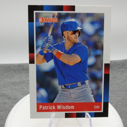 2022 Donruss Baseball Base Retro 1988 #273 Patrick Wisdom - Chicago Cubs