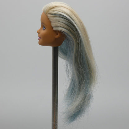 Barbie Fashionistas 120 Doll Head Only Millie Blonde Blue Hair 2019 FXL53 Mattel