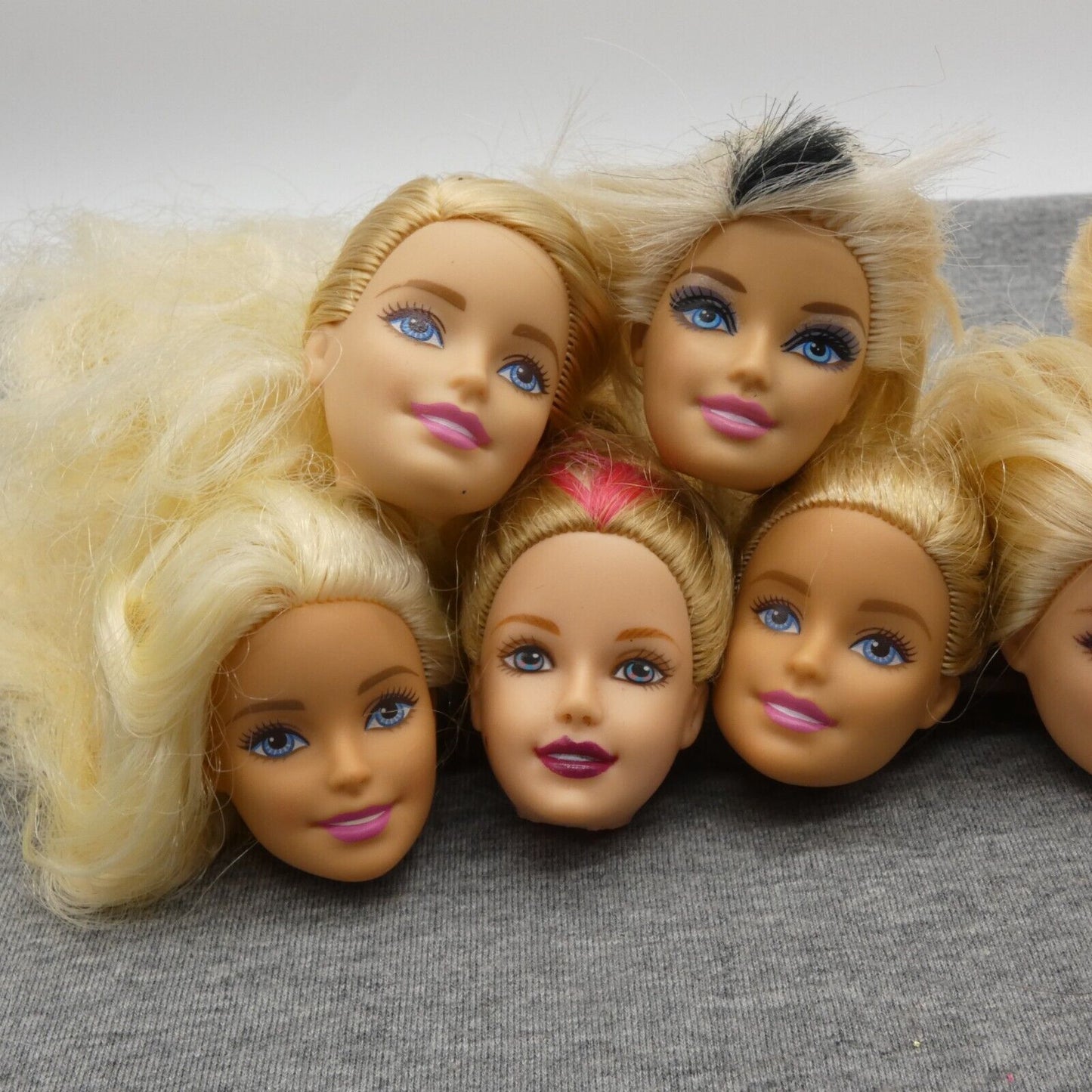 Barbie Doll Head Lot of 10 Heads Tori Generation Girl Superstar Summer Mattel