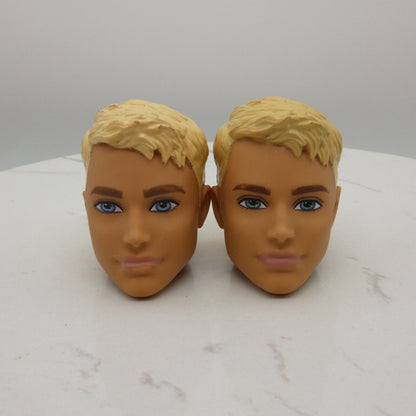 Barbie Dolphin Magic Ken Doll 2 Heads Blonde Blue Eyes TLC Fashionistas Mattel