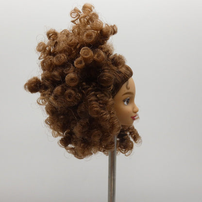 Disney ILY 4 Ever Rapunzel Doll Head Only Freckles Medium Light Skin Curly Hair