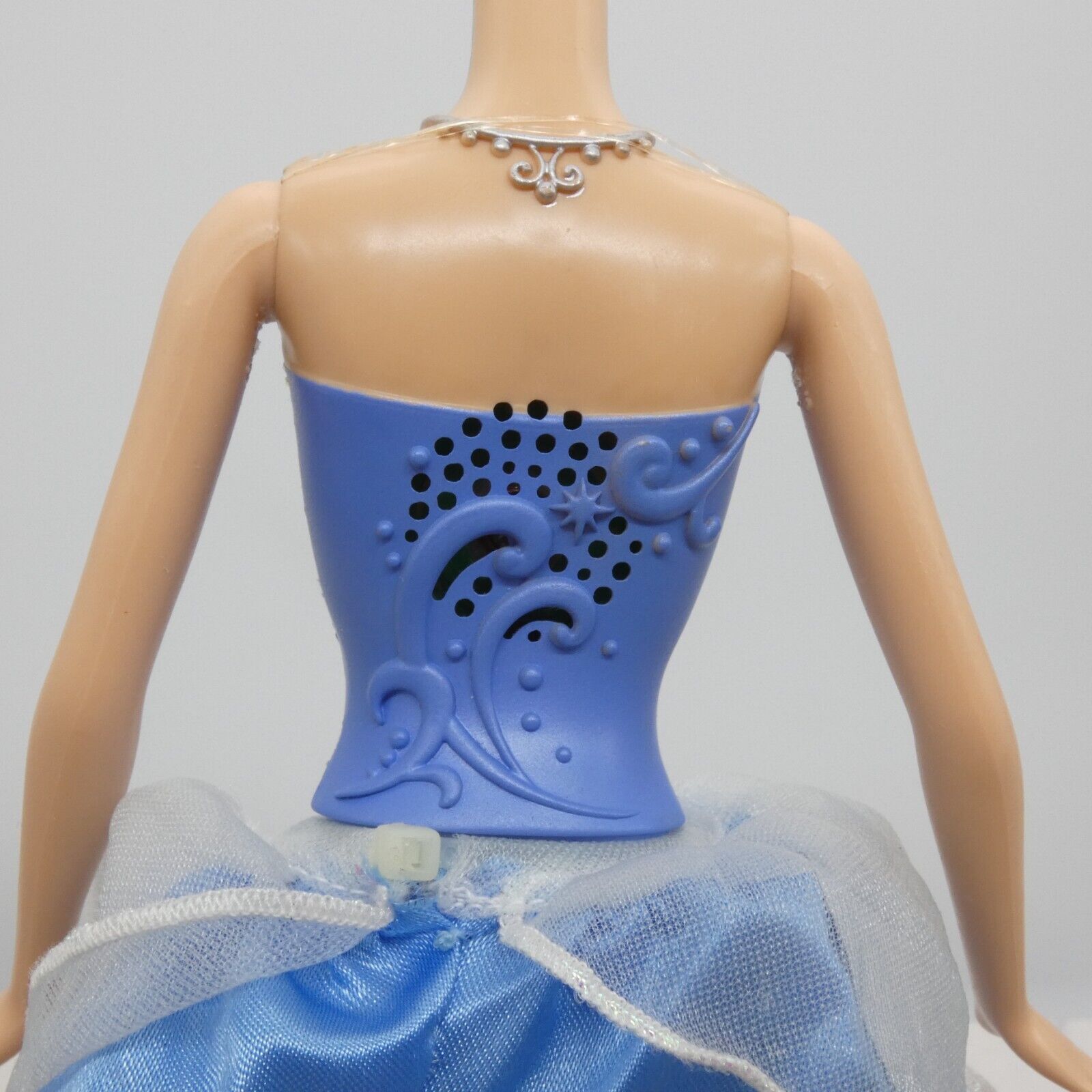 Disney Swirling Lights Cinderella Doll Body Skirt 2012 Mattel Works Lights Up