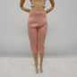 Barbie Doll Size Pants Pink Peach Colored Capri Leggings Fits Fashionistas