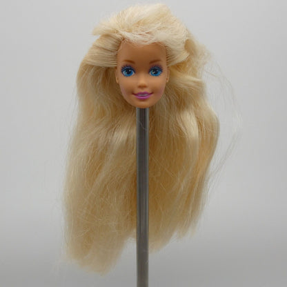 Barbie Troll Doll Head SuperStar Face Blonde Medium Light Skin 1993 Mattel 10257