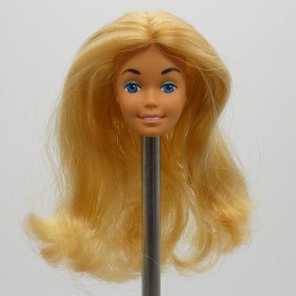 Barbie Malibu Doll Head Only SuperStar Tan Medium Light Skin Hong Kong B