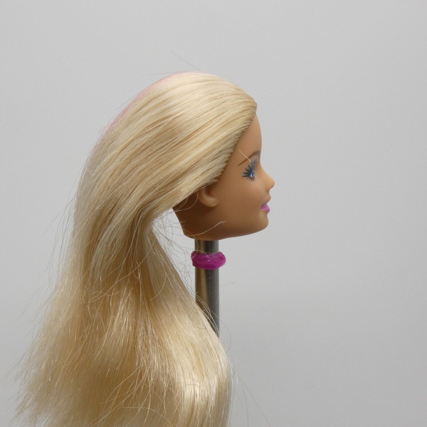 Barbie Doll Head Only Generation Girl CEO Face Blonde Pink Hair